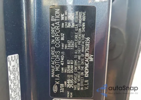 2019 Kia Sportage Lx from USA, damaged, VIN KNDPMCAC8K7618156